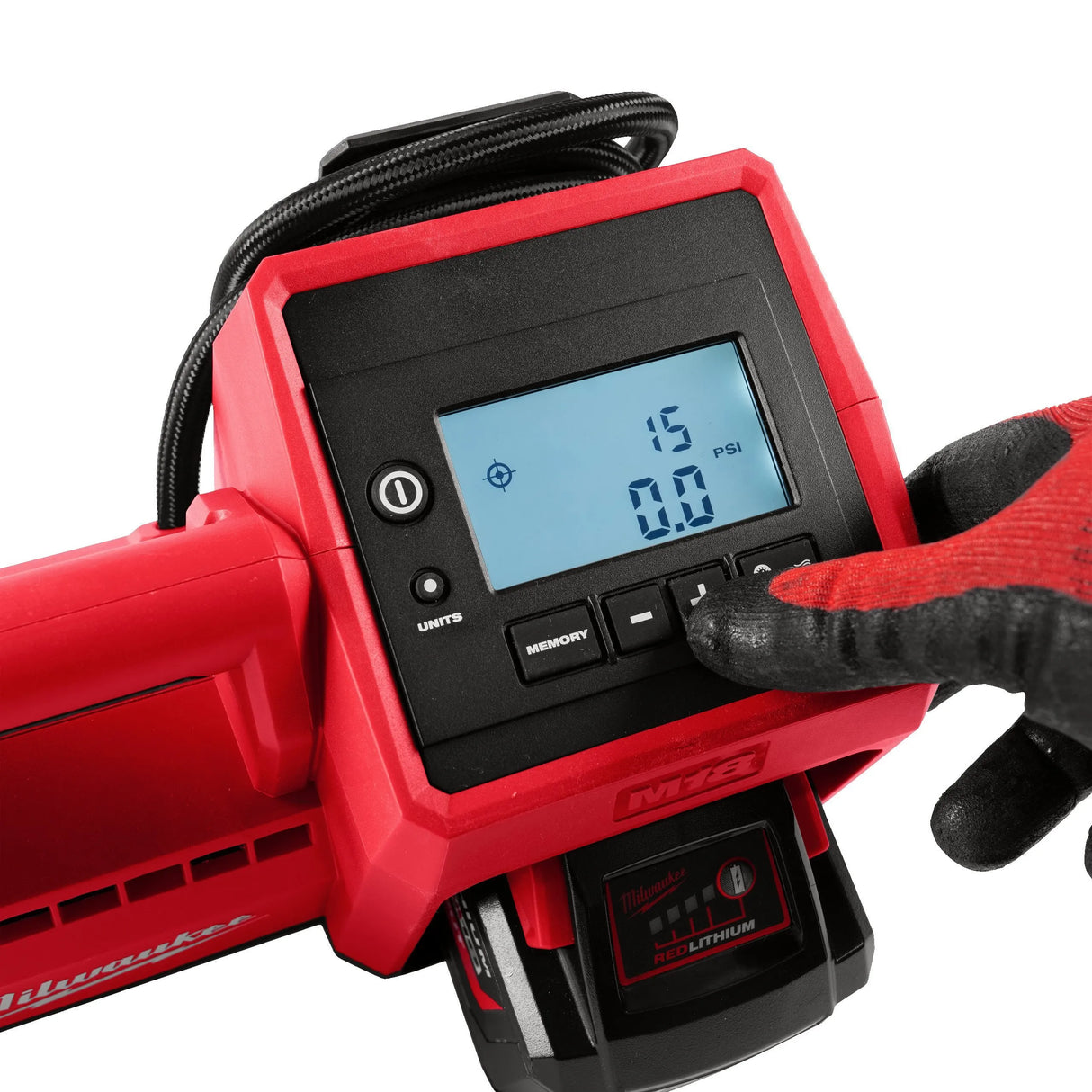 Milwaukee M18 Tyre Inflator | Compact 18V Inflator with Auto Shut-Off
