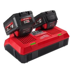 Milwaukee M18 Dual Bay Rapid Charger for M18 REDLITHIUM Batteries (M18 DFC)