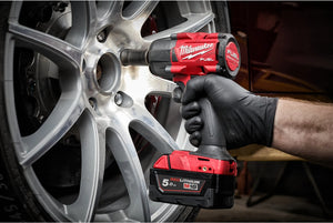 Milwaukee M18 FUEL ½″ Impact Wrench Kit - 881 Nm Torque, 2x 5.0Ah Batteries, Case & Charger