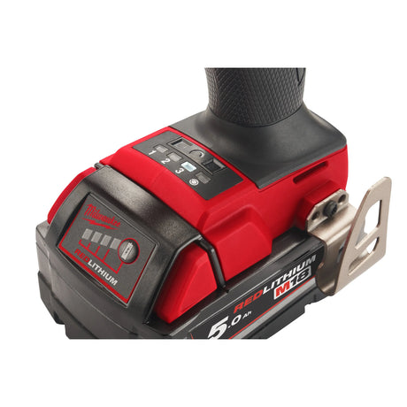Milwaukee M18 FUEL ½″ Impact Wrench Kit - 881 Nm Torque, 2x 5.0Ah Batteries, Case & Charger