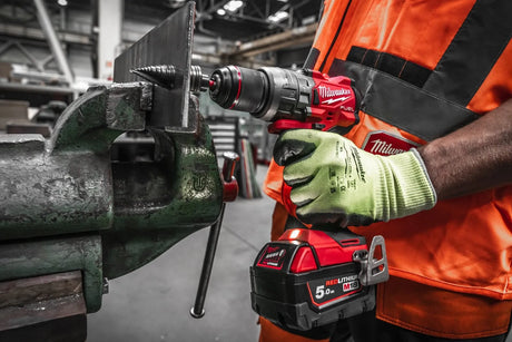 Milwaukee M18 FUEL Power Pack Twin Kit with Percussion Drill & Impact Driver, x2 batteries, charger, toolcase (M18 FPP2A3-502X)