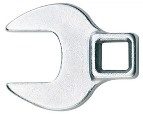 Teng Tools M386519-C 3/8" Crow Foot Wrench – 19mm Open End, Satin Finish