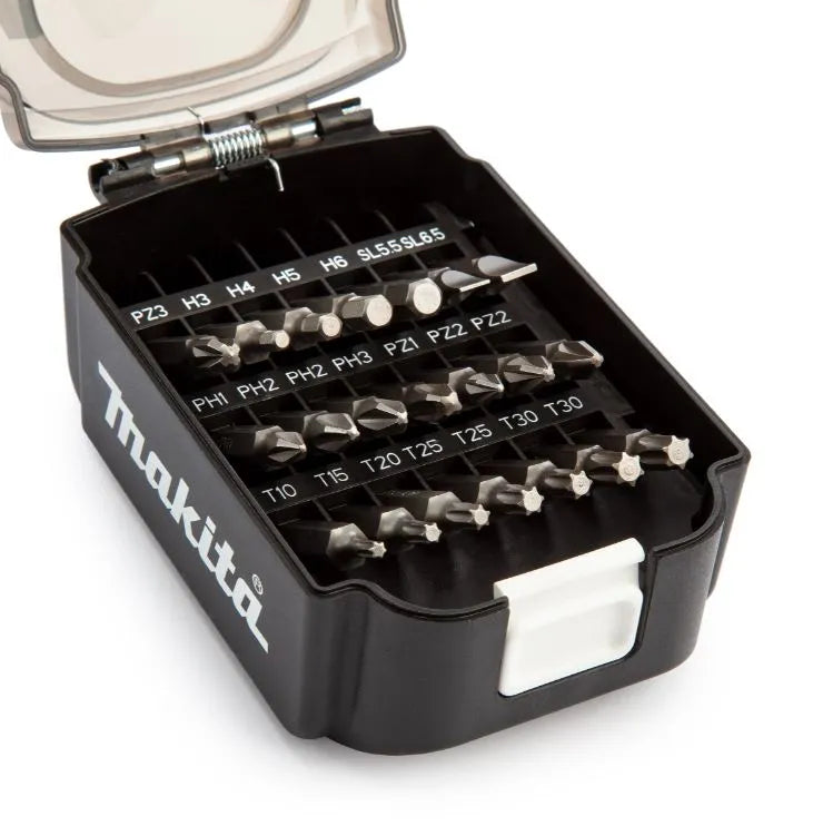 Makita B-68323 21 Piece Screw Bit Set in Battery Shaped Case | Compact, Versatile, and Secure