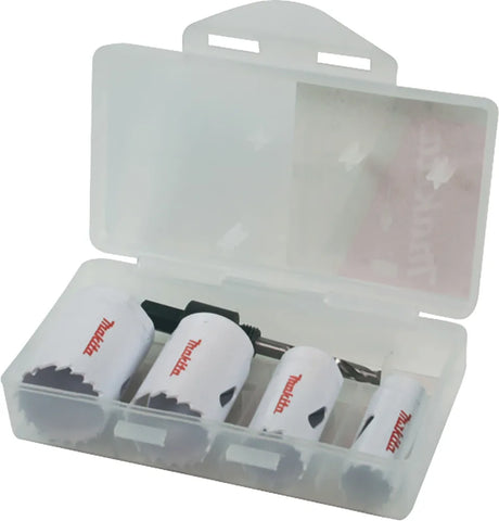 Makita D-34861 Bi-Metal Holesaw Set (20mm-51mm) | Fast, Durable Cutting for Metal, Wood, and Plastic