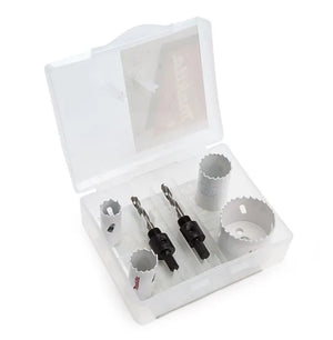 Makita D-34861 Bi-Metal Holesaw Set (20mm-51mm) | Fast, Durable Cutting for Metal, Wood, and Plastic