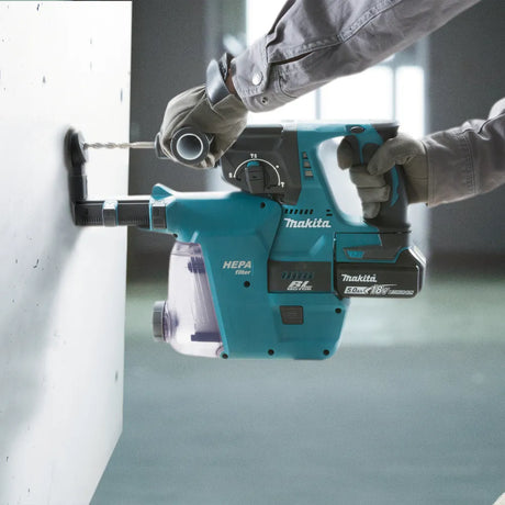 Makita DHR242RTJ 18V SDS+ Brushless Rotary Hammer Drill (2x5Ah) | High Performance & Versatility
