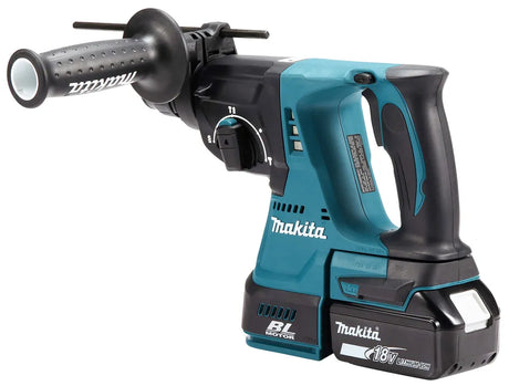 Makita DHR242RTJ 18V SDS+ Brushless Rotary Hammer Drill (2x5Ah) | High Performance & Versatility