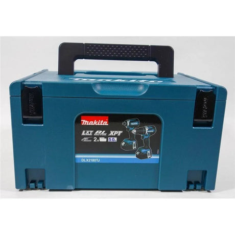 Makita DLX2180TJ 18V LXT Combi Drill Impact Driver Twin Kit (2x5Ah) | Brushless Power & Extended Runtime