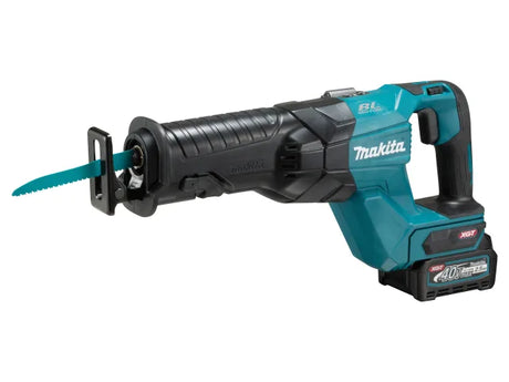 Makita JR001GD202 40V Max XGT Brushless Reciprocating Saw - Includes 2 x 2.5Ah Batteries, Charger & Adapter