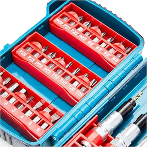 Makita P-70552 28 Piece Professional Quad Driver Set | Versatile Screwdriver, Pilot Drill, and Countersink Kit