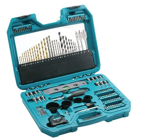 Makita P-90370 120 Piece Drill and Bit PRO Accessory Set | Versatile, High-Speed Steel Bits for Multiple Applications