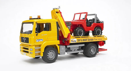 Bruder Man TGA Breakdown Truck with Cross Country Vehicle