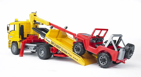 Bruder Man TGA Breakdown Truck with Cross Country Vehicle