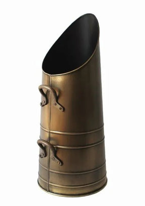 Mansion Antique Brass Anthracite Hod Coal Shuttle