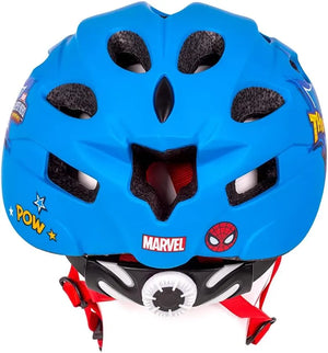 Marvel Spiderman Kids Helmet | Blue In-Mold Bike Helmet 52-56 cm