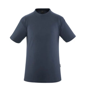 MASCOT Navy Cotton T-Shirt - Classic Fit, 100% Combed Cotton (00782-250-010)