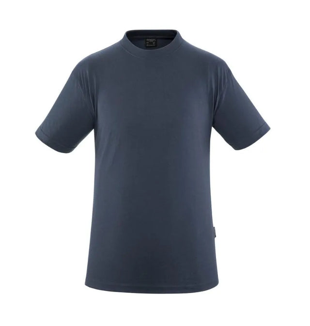 MASCOT Navy Cotton T-Shirt - Classic Fit, 100% Combed Cotton (00782-250-010)