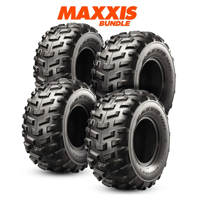 Maxxis Quad Tyre x4 Bundle - Includes 2x 25x10x12 and 2x 25x8x12 Tyres