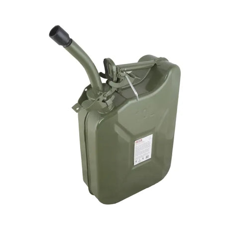 Mcanax 10 Litre Jerry Can Green with Spout .8mm Un App Mx1650041 