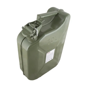 Mcanax 10 Litre Jerry Can Green with Spout .8mm Un App Mx1650041 