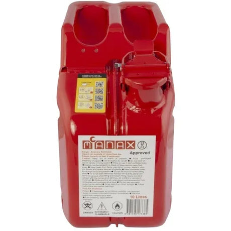 Mcanax 10 Litre Jerry Can Red with Pin