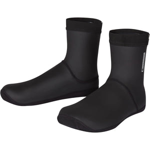 Flux Closed Sole Overshoes - Waterproof and Windproof Cycling Overshoes (Black).
