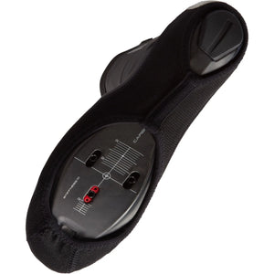 Flux Closed Sole Overshoes - Waterproof and Windproof Cycling Overshoes (Black).