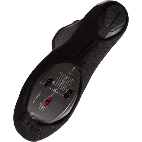 Flux Closed Sole Overshoes - Waterproof and Windproof Cycling Overshoes (Black).