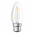 Osram LED Retrofit Filament Candle 2.5W (25W eq.) B22d 2700K Clear Ledvance