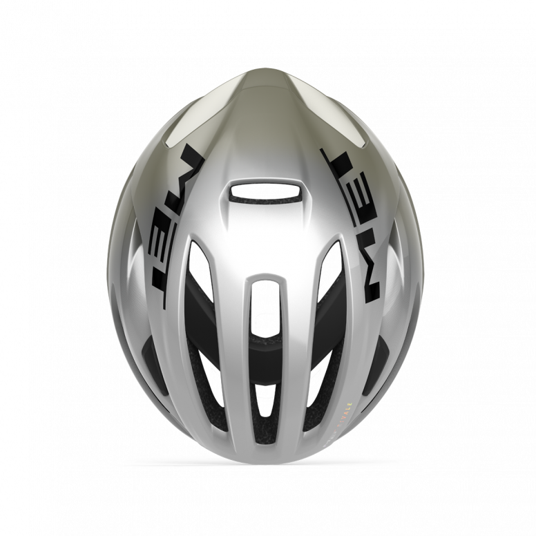 MET Rivale MIPS Road Helmet Silver/Grey - Large 58-61cm