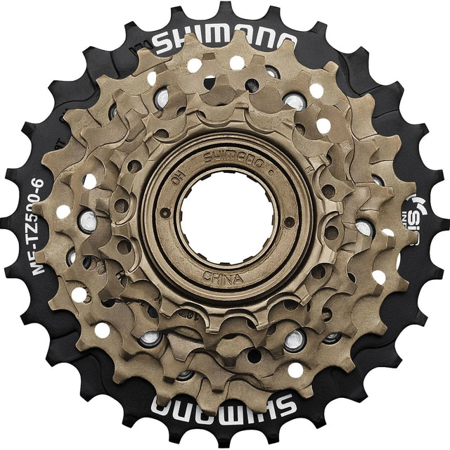 MF-TZ500 6-Speed Multiple Freewheel 14-28 Tooth - Durable 6-Speed Freewheel for Smooth Gear Shifting