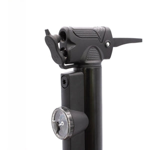Micro II Mini Pump with Dial Gauge QA4110 - Compact Hand Pump for Presta & Schrader Valves