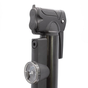 Micro II Mini Pump with Dial Gauge QA4110 - Compact Hand Pump for Presta & Schrader Valves
