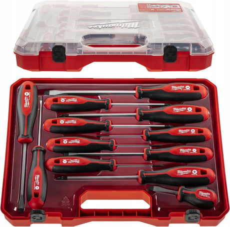 Milwaukee 4932472003 Tri‑Lobe 12‑Piece Screwdriver Set - High‑Torque Comfort Handles