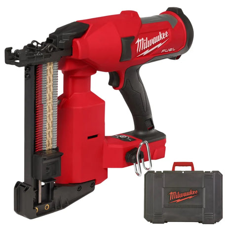 Milwaukee M18 18V Fuel Fencing Stapler Staple Gun with Kitbox (Bare Unit)