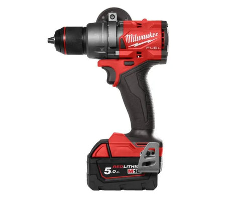 Milwaukee M18FPD3-502X M18 Fuel Gen 4 Percussion Combi Drill - 2x5Ah Batteries, Charger & Case