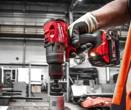 Milwaukee M18FPD3-502X M18 Fuel Gen 4 Percussion Combi Drill - 2x5Ah Batteries, Charger & Case