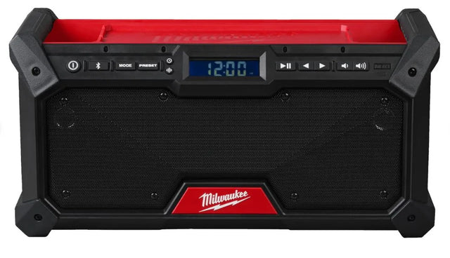Milwaukee M18RADDAB+G2 Jobsite Radio 18V DAB+ (Bare Unit) - Bluetooth & USB-C Charging