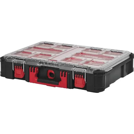 Milwaukee Packout Organizer with 10 Removable Bins, IP65 Rated - Durable Jobsite Storage