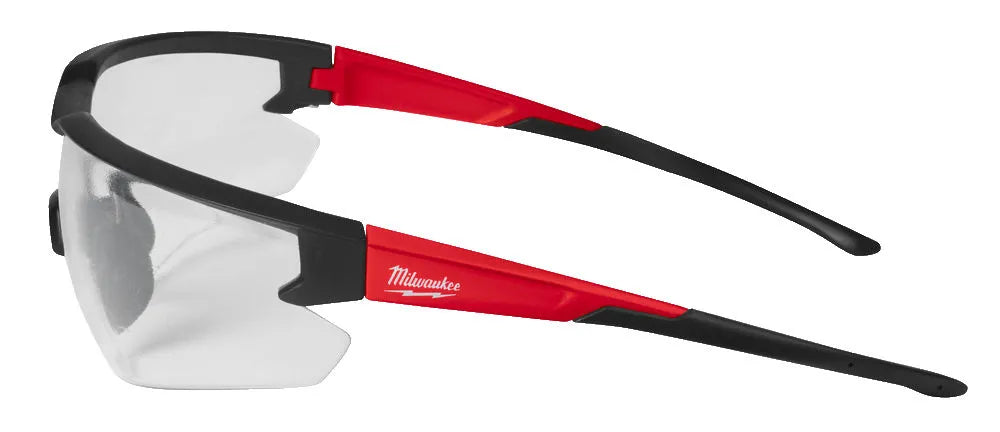 Milwaukee Safety Glasses - Clear Lenses | Anti-Fog & Scratch Resistant (4932471881)