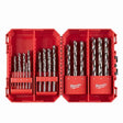 Milwaukee THUNDERWEB Metal Drill Bit Set HSS-G DIN338 (25pc) - 1mm to 13mm in ABS Case