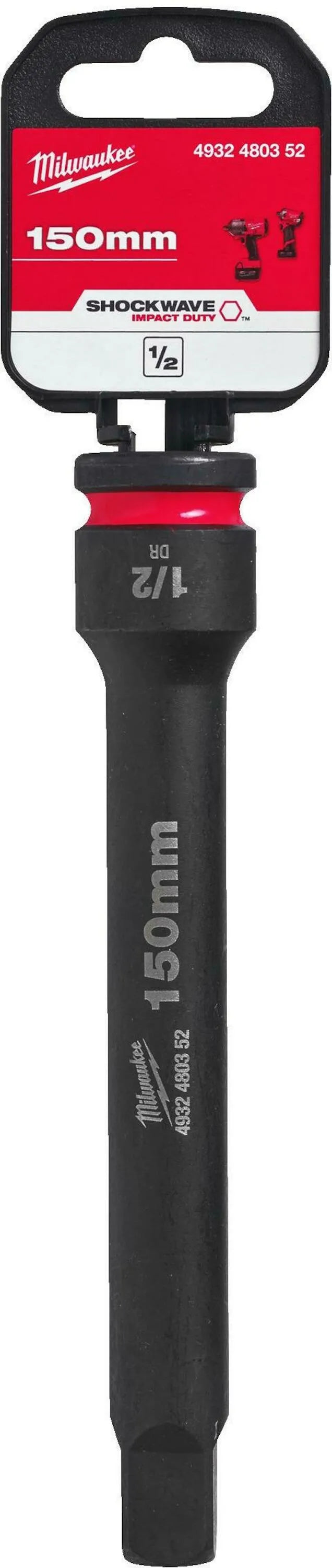 Milwaukee Shockwave 150mm 1/2" Socket Extension