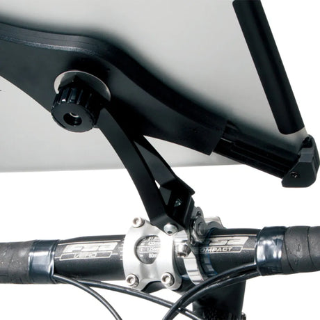 Minoura iPad & Tablet Handlebar Mount (MI060TABHLD / TPH‑1) - 360° Rotatable Clamp for 7.9-9.7" Devices