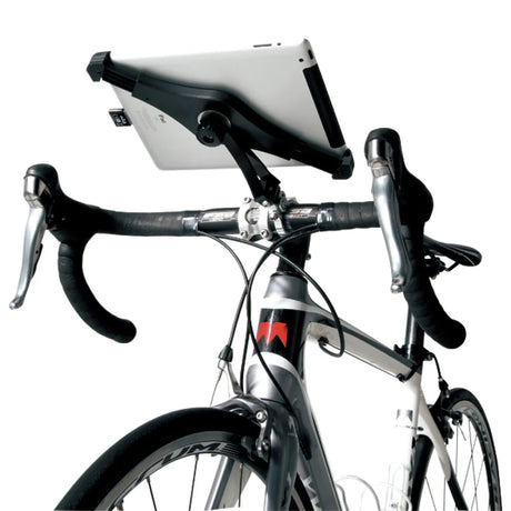 Minoura iPad & Tablet Handlebar Mount (MI060TABHLD / TPH‑1) - 360° Rotatable Clamp for 7.9-9.7" Devices