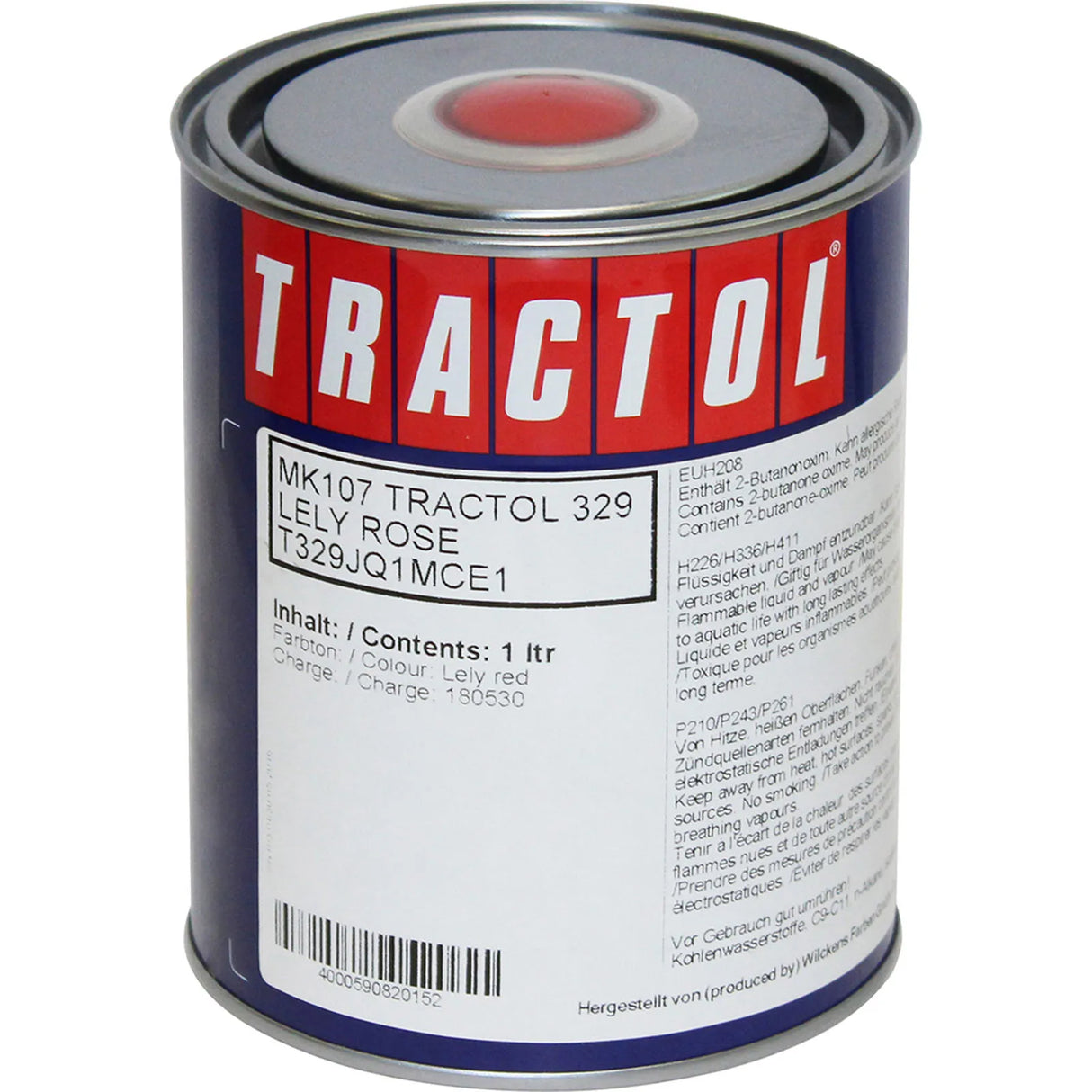 Tractol Paint 1L Red Lely - MK107