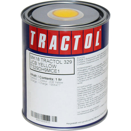 Tractol Paint 1L JCB Yellow - MK18