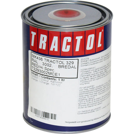 Tractol Paint 1L Bredal Red Hi-Spec - MK436