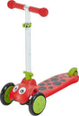 Mookie Scootiebug Scooter - Red, 3-Wheel Foldable Toddler Scooter (8561)