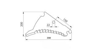 Moving Piston Knife Baler 16613168 for Deutz-Fahr Round Balers | Durable Serrated Steel Blade