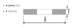 MT333 Shaft for Massey Ferguson Tractors